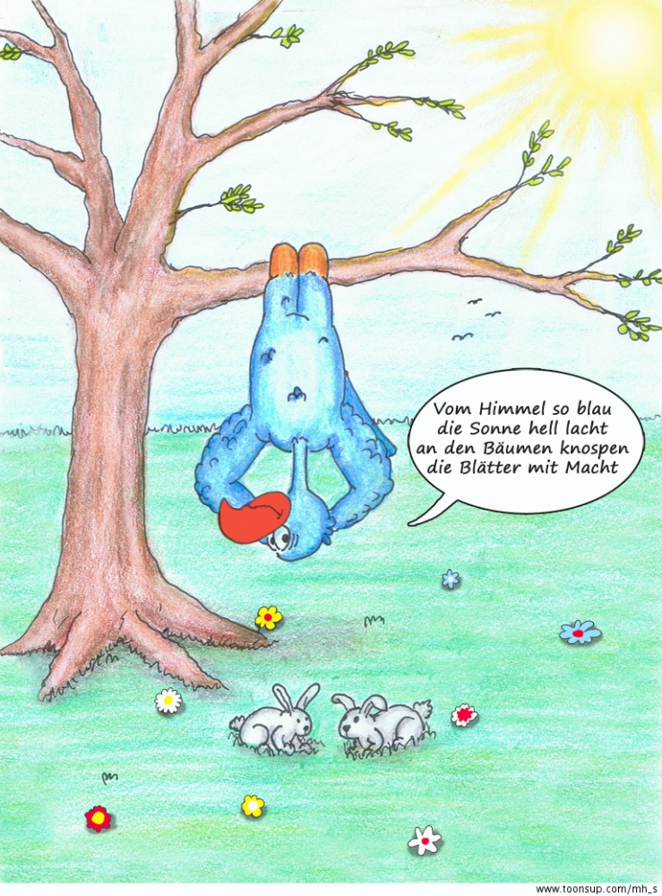 Comic: Rudi der Regenwurm - Frühlingsgefühle 2
