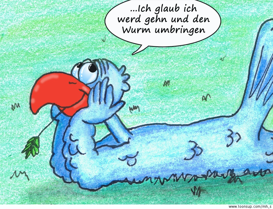 Comic: Rudi der Regenwurm - Frühlingsgefühle 4