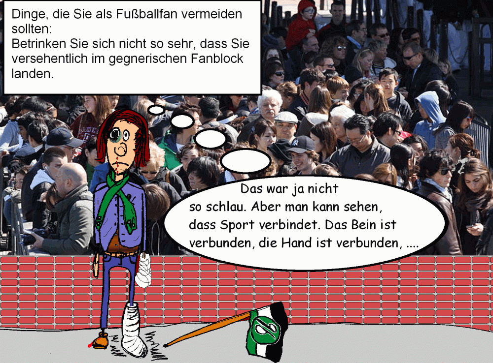 Cartoon: Sport verbindet 1