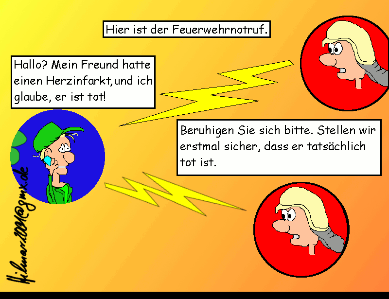 Comic: der Notruf 1