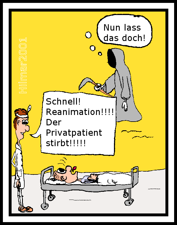 Cartoon: Reanimation 1