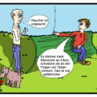 Raucher und Lebensalter