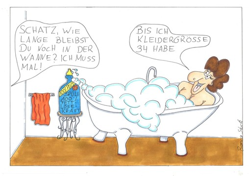 Cartoon: Diätenwahn 1