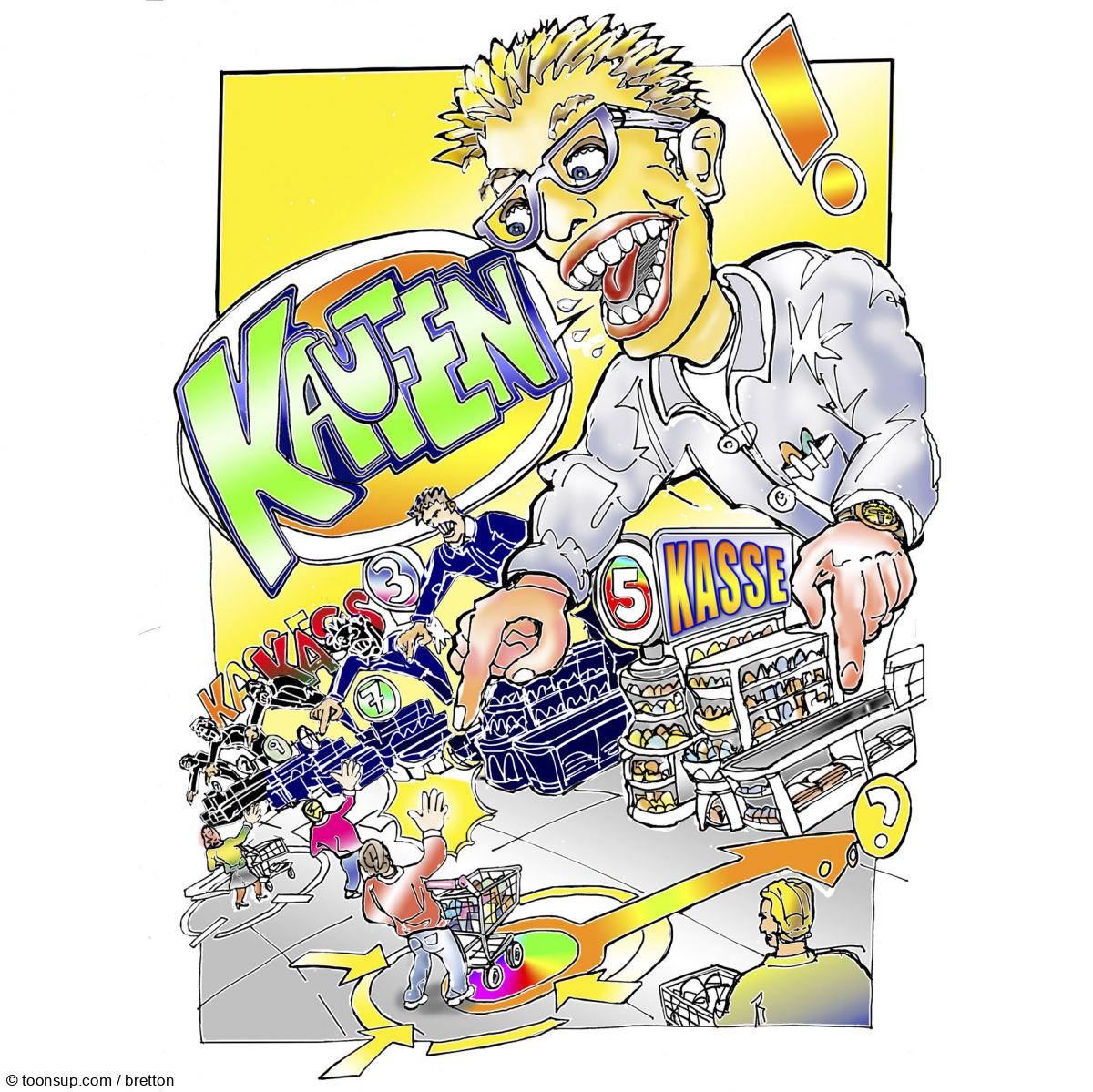 Caricature: Super Kasse dt. 1