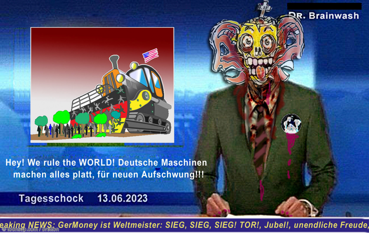 Caricature: Kritische Tagesschlau 1