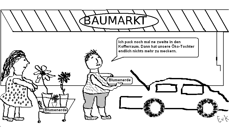 Cartoon: Zweite Erde im Kofferraum 1