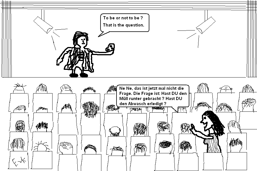 Cartoon: Schauspielergattin 1