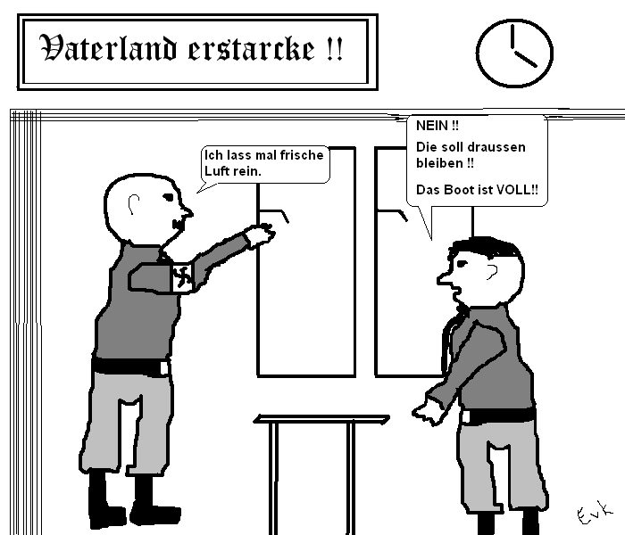 Cartoon: Verstehen Nazis, was sie so sagen? 1