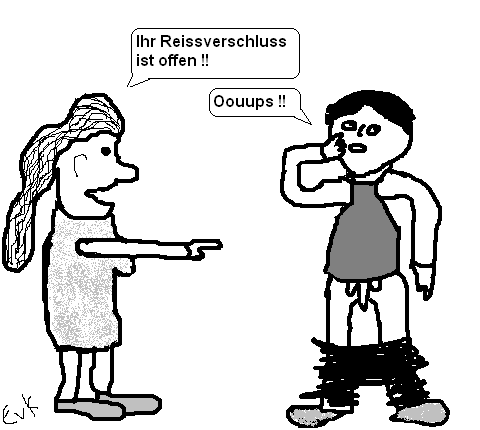Cartoon: Zu höflich ? 1