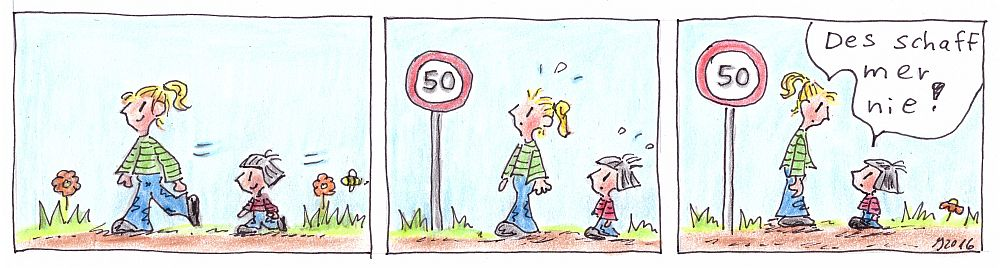 Comic: Das Verkehrsschild 1