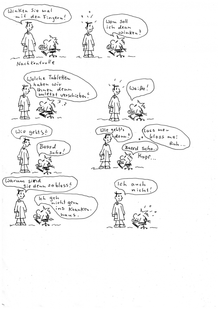 Comic: Das Krankenhausfluchttier 2