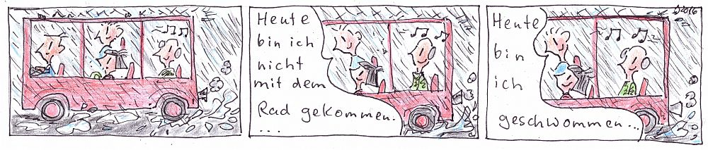 Comic: Heute im Bus ... 1