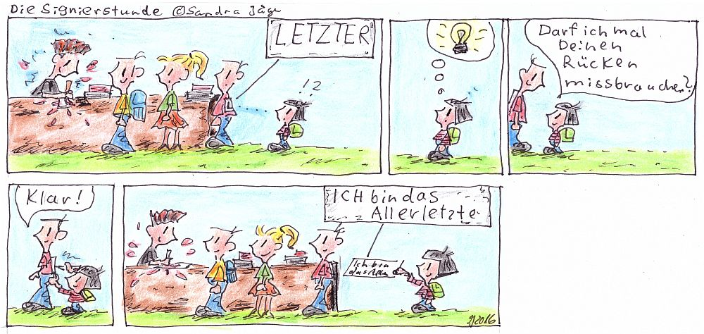 Comic: Die Signierstunde 1