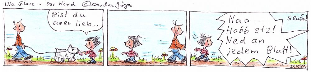Comic: Die Glaa - Der Hund 1