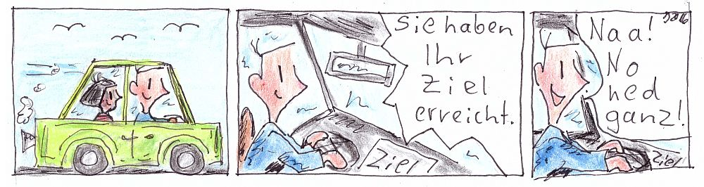 Comic: Onkel Schorsch und das Navi 3