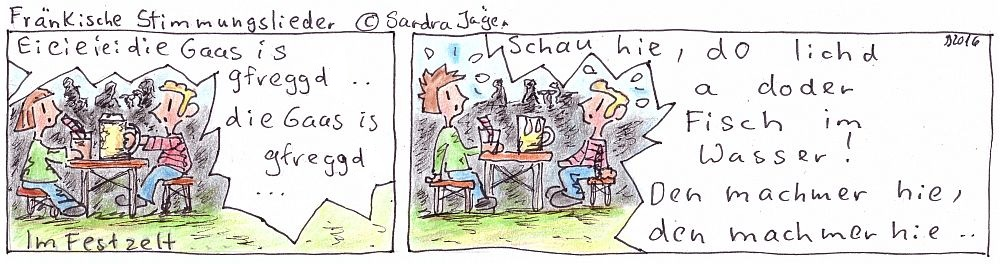 Comic: Kerwa: Stimmungslieder im Festzelt 1