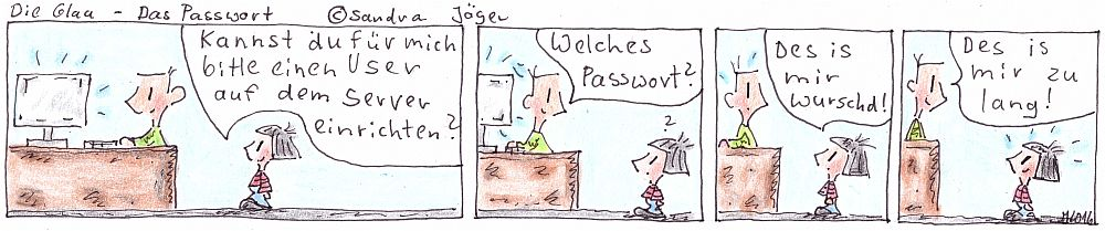 Comic: Das Passwort 1