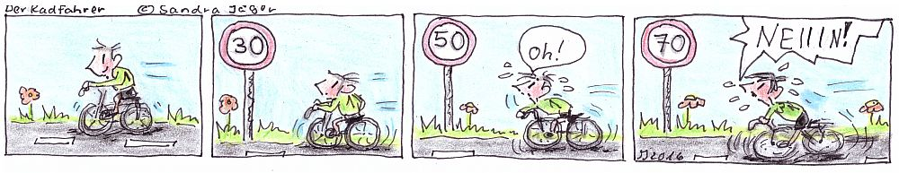 Comic: Der Radfahrer 1