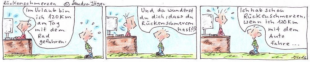 Comic: Rückenschmerzen 1