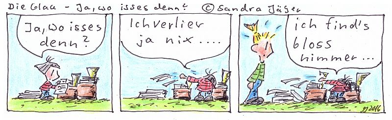 Comic: Ja, wo isses denn? 1