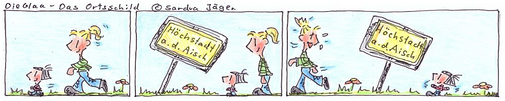 Comic: Das Ortsschild 1