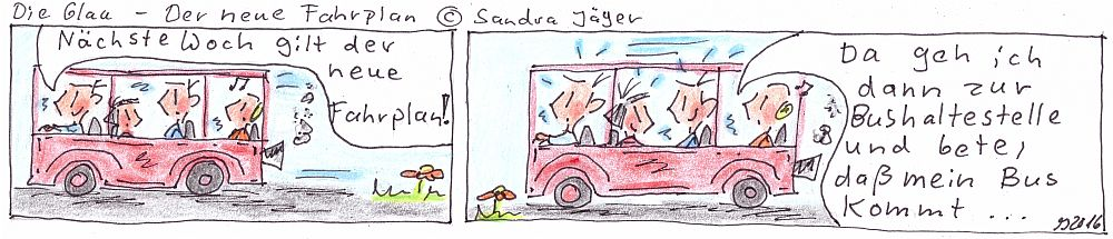 Comic: Der neue Fahrplan 1