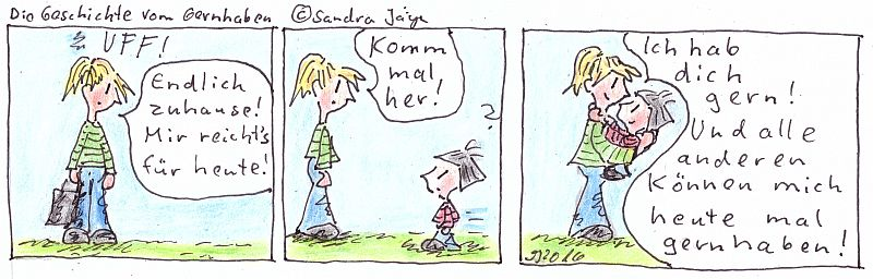 Comic: Die Geschichte vom Gernhaben 1