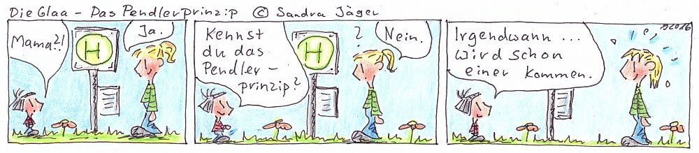Comic: Das Pendlerprinzip 1