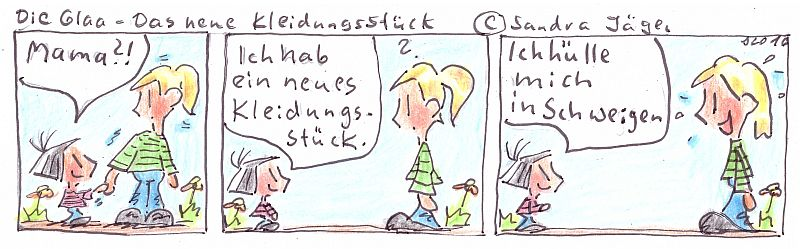 Comic: Das neue Kleidungsstück 1