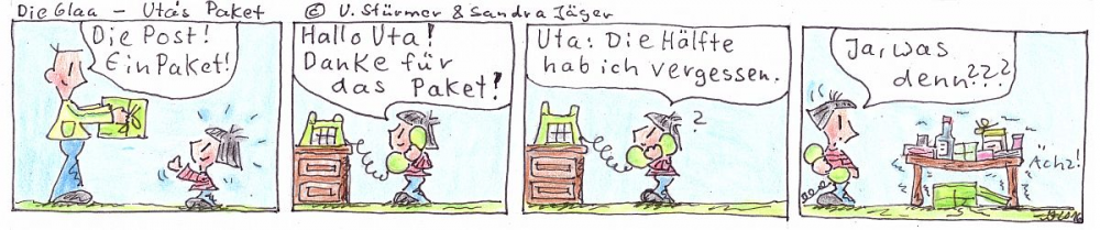Comic: Utas Weihnachtspäckchen 1