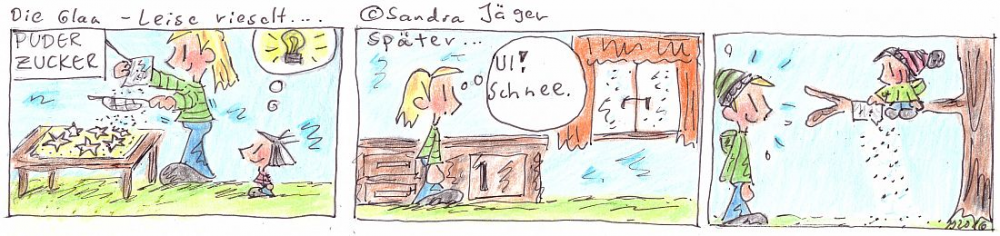 Comic: Leise rieselt ... 1
