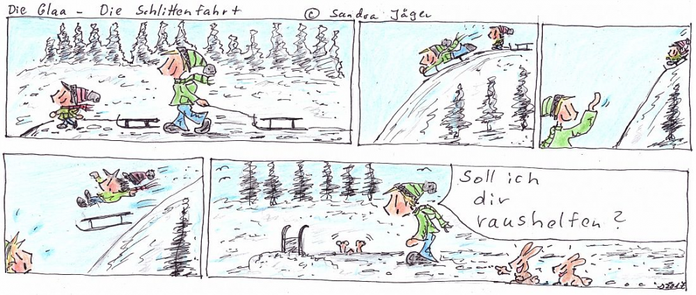 Comic: Die Schlittenfahrt 2