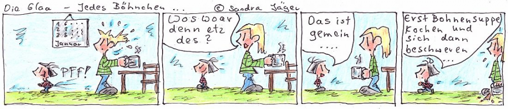 Comic: Jedes Böhnchen ... 1