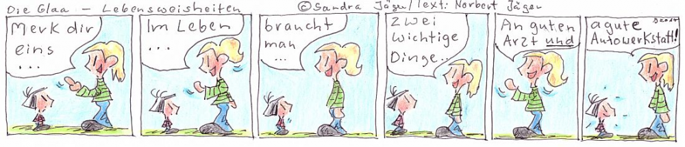 Comic: Lebensweisheiten 1