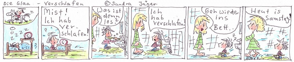 Comic: Verschlafen 1