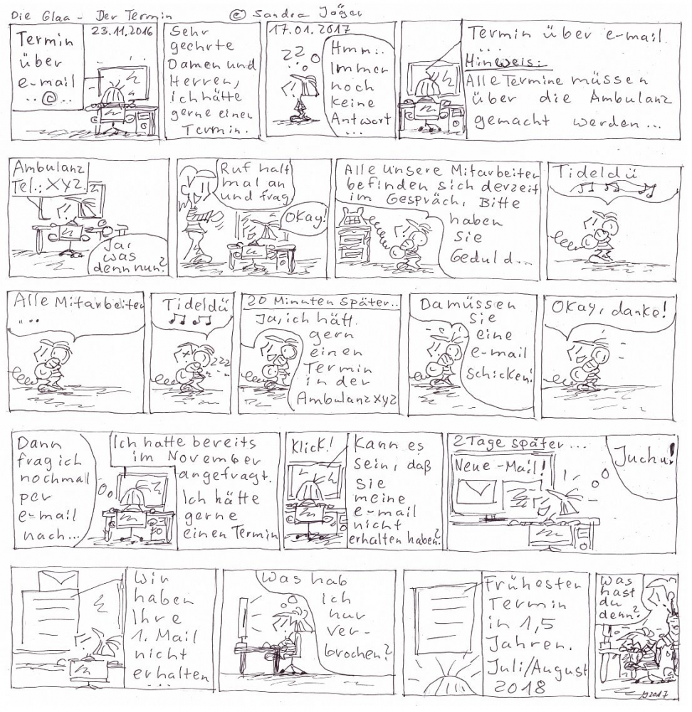 Comic: Der Termin 1