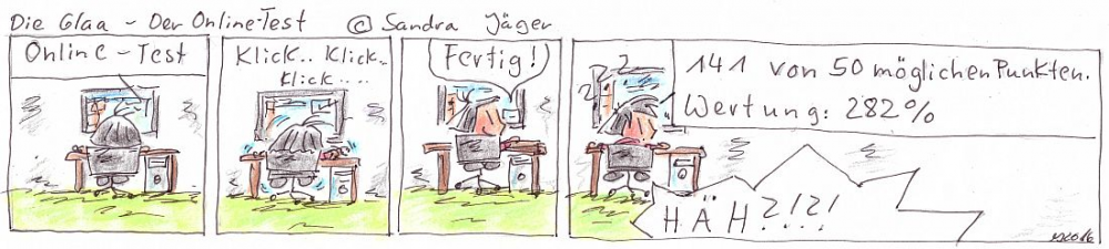 Comic: Der Online-Test 1