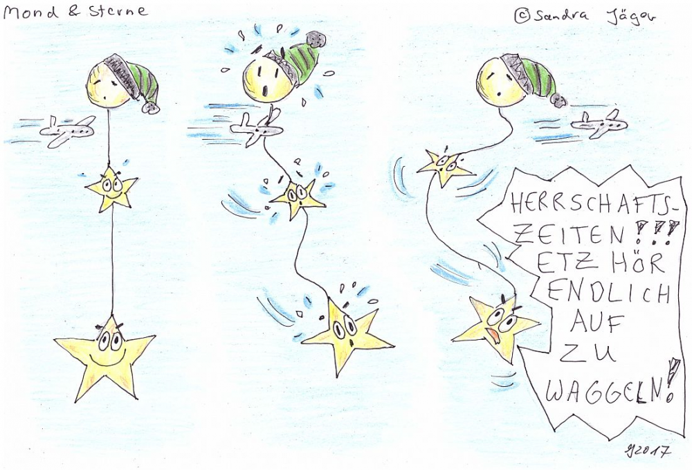 Comic: Mond und Sterne ... 1