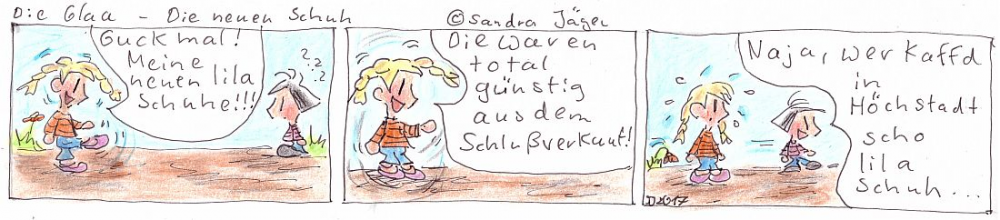 Comic: Die neuen Schuh 1