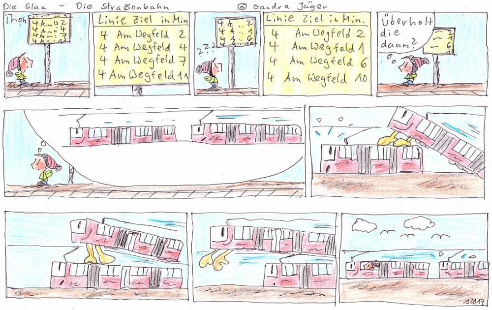 Comic: Die Straßenbahn 1