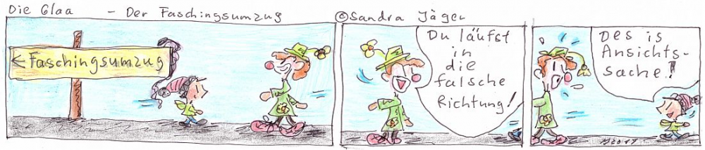 Comic: Der Faschingszumzug 1