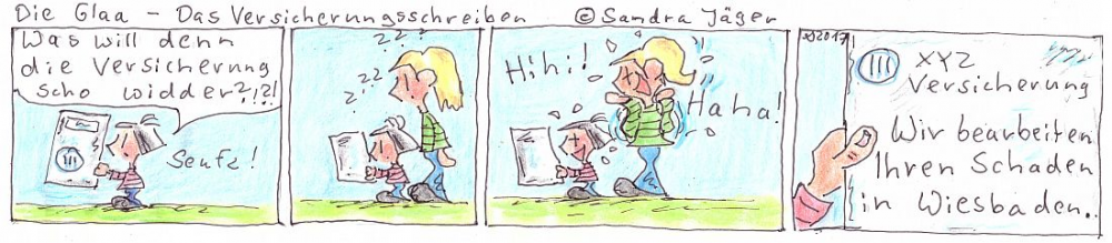 Comic: Das Versicherungsschreiben 1