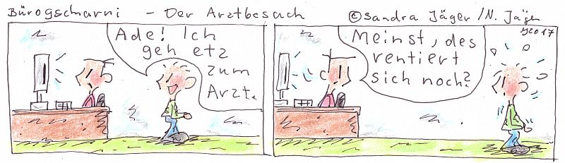 Comic: Der Arztbesuch 1