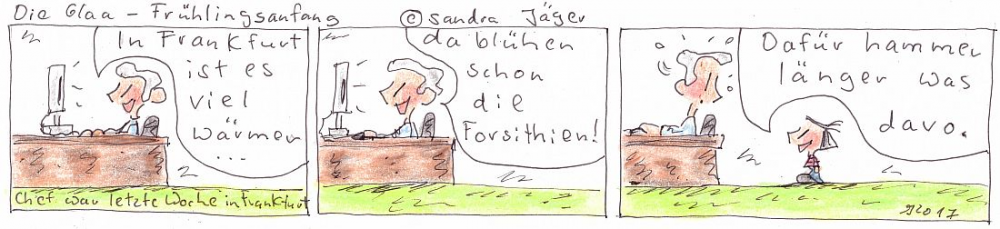Comic: Frühlingsanfang 1