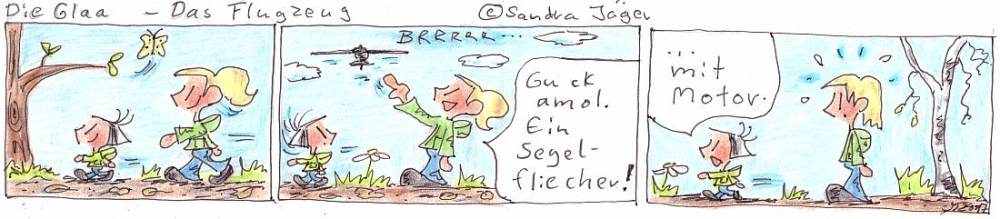 Comic: Das Flugzeug 1