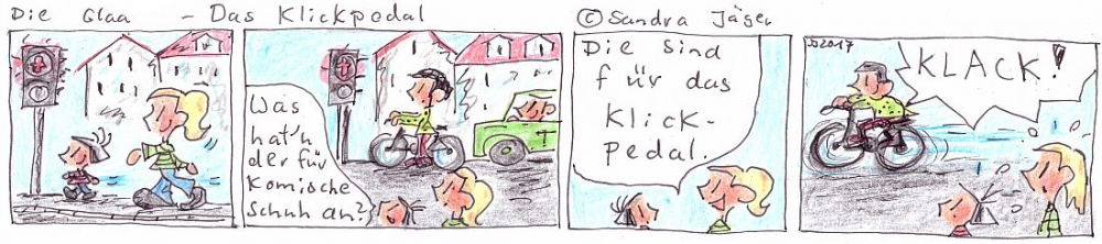 Comic: Das Klickpedal 1