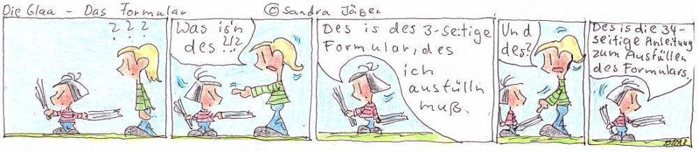 Comic: Das Formular 1
