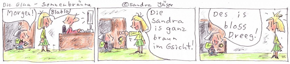 Comic: Sonnenbräune 1