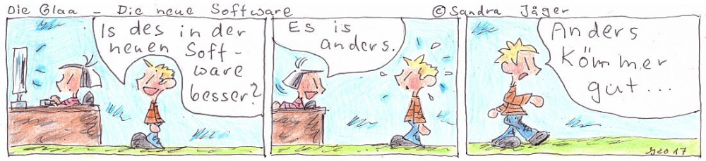 Comic: Die neue Software 1
