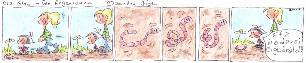 Comic: Der Regenwurm 1